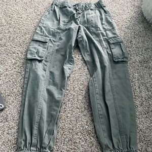 Navy Green Army Pants with a LOT of Pockets